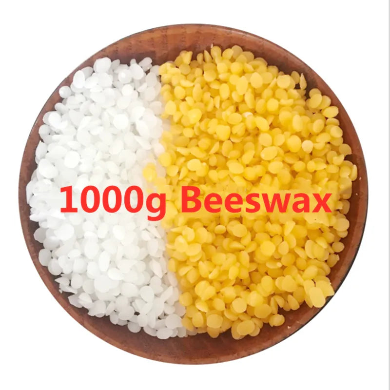 100% Pure Natural Beeswax Wax for Making Candles, Chapstick, Lipstick & More | No Added Soy Wax