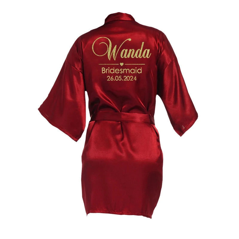 Personalized Wedding Robes for Bride, Bridesmaids & Special Occasions - Customized to Make Every Moment Memorable!