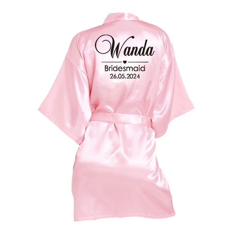 Personalized Wedding Robes for Bride, Bridesmaids & Special Occasions - Customized to Make Every Moment Memorable!