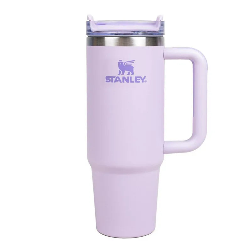 Stanley H2.0 Tumbler Stainless Stell with Handle Straw Lid Stainless Steel 30/40oz  Lots of Colors |  Vacuum Insulated Car Mug Double Wall Thermal Coffee Travel Cup