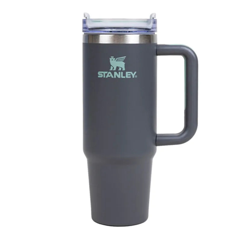 Stanley H2.0 Tumbler Stainless Stell with Handle Straw Lid Stainless Steel 30/40oz  Lots of Colors |  Vacuum Insulated Car Mug Double Wall Thermal Coffee Travel Cup