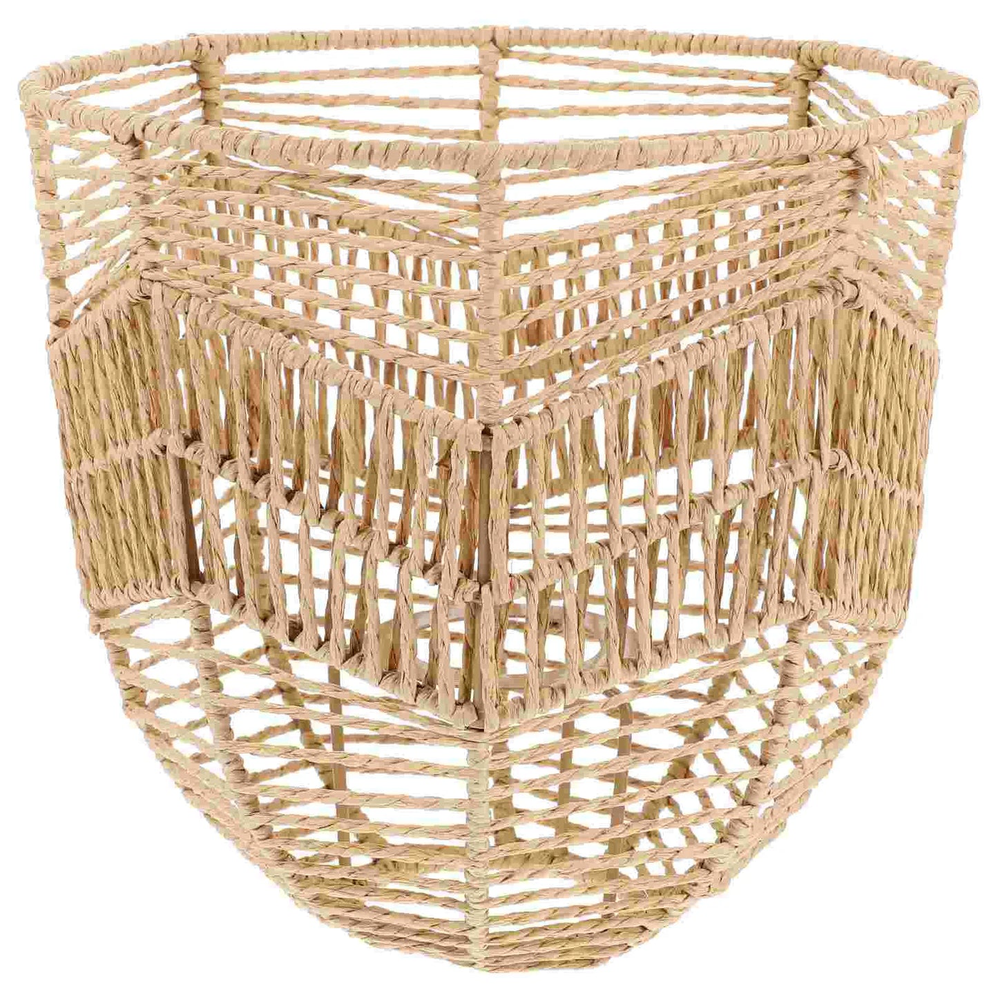 Woven Rattan Pendant Lamp Shade Cover | Vintage Woven Retro Boho Pendant Lamp Cover