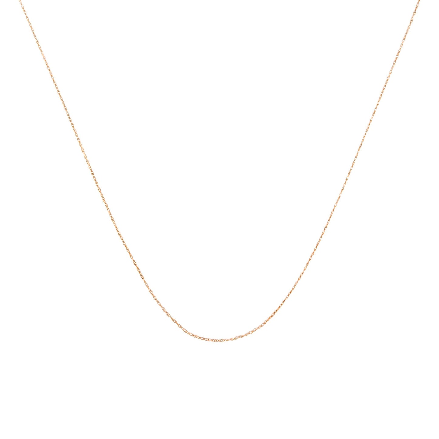 10K Genuine Gold Necklace various sizes | 10K White Gold Necklace, Yellow Gold Necklace, Rose Gold Necklace | Genuine Gold Chain Rope Necklace